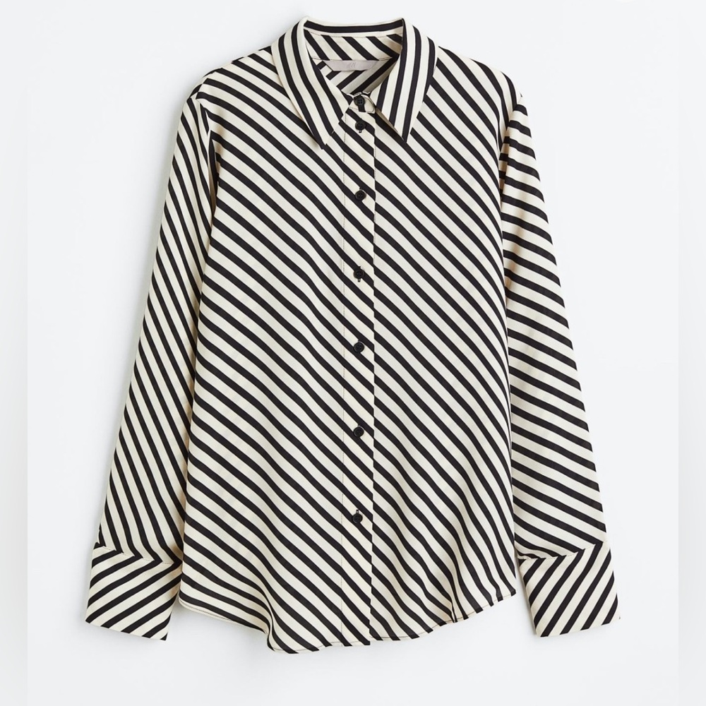 Pointed-collar Shirt